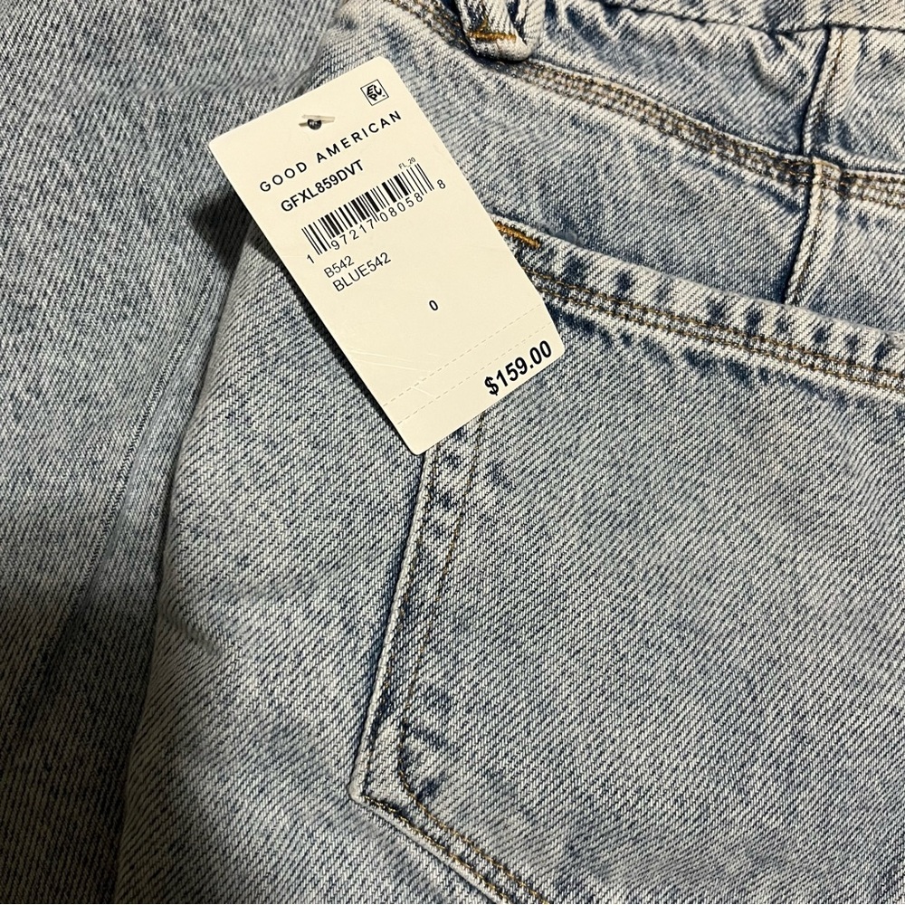 Good American NWT Good ‘90s Relaxed Women’s Jeans Sz 0 - Picture 5 of 9
